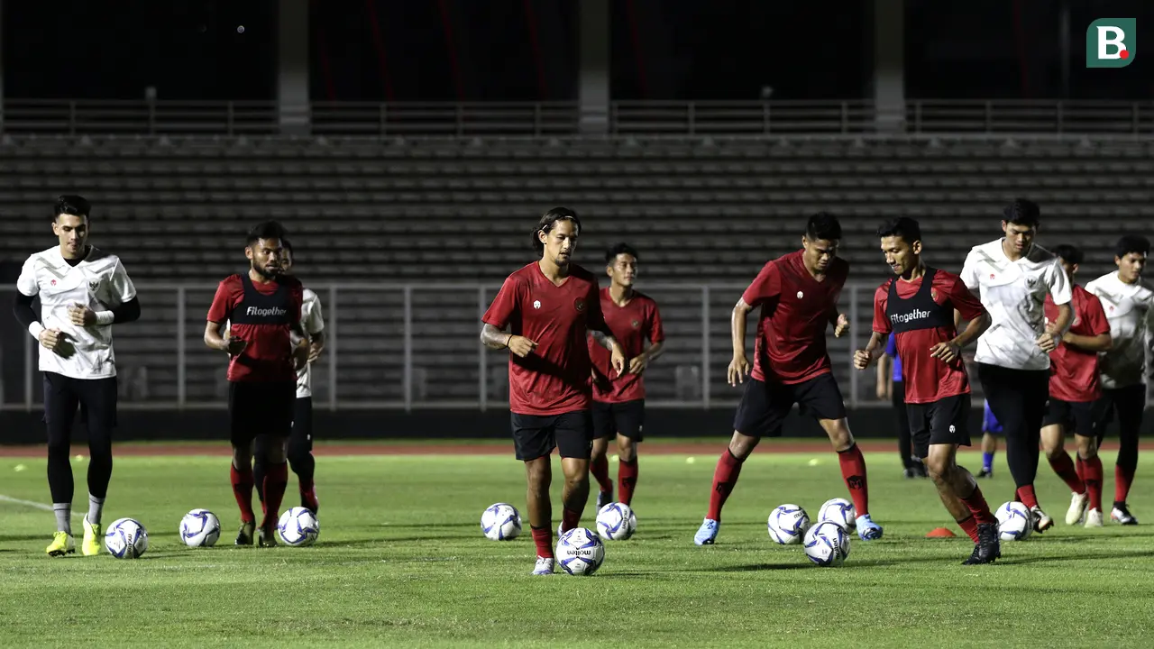 latihan Timnas Indonesia Senior