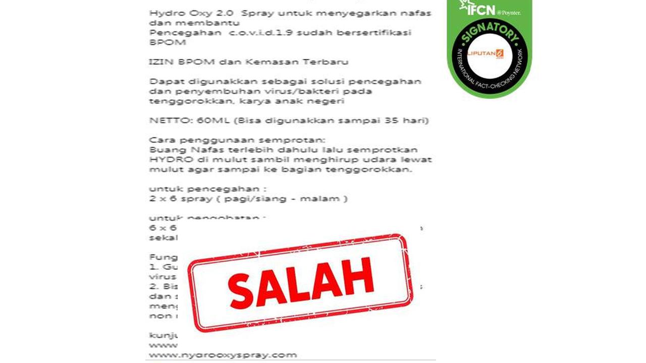 Cek Fakta kosmetik cegah covid-19