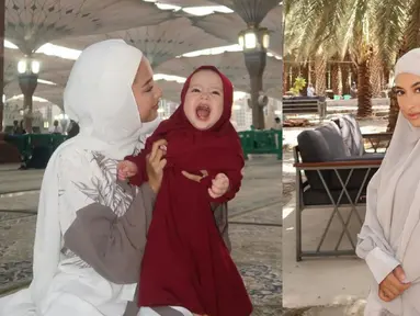 Potret Jennifer Coppen dan Kamari yang ceria Selama Umrah. (Foto: Instagram/ jennifercoppenreal20)