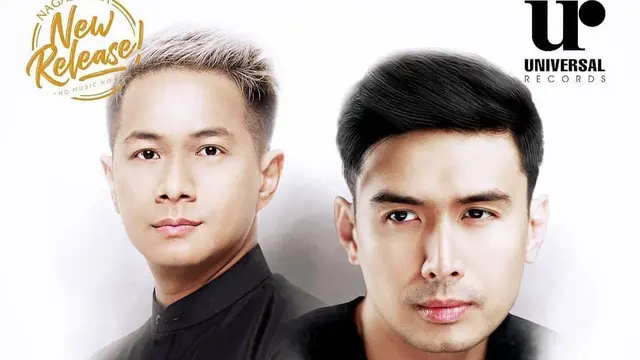 Delon dan Christian Bautista berduet membawakan lagu We Are Here.