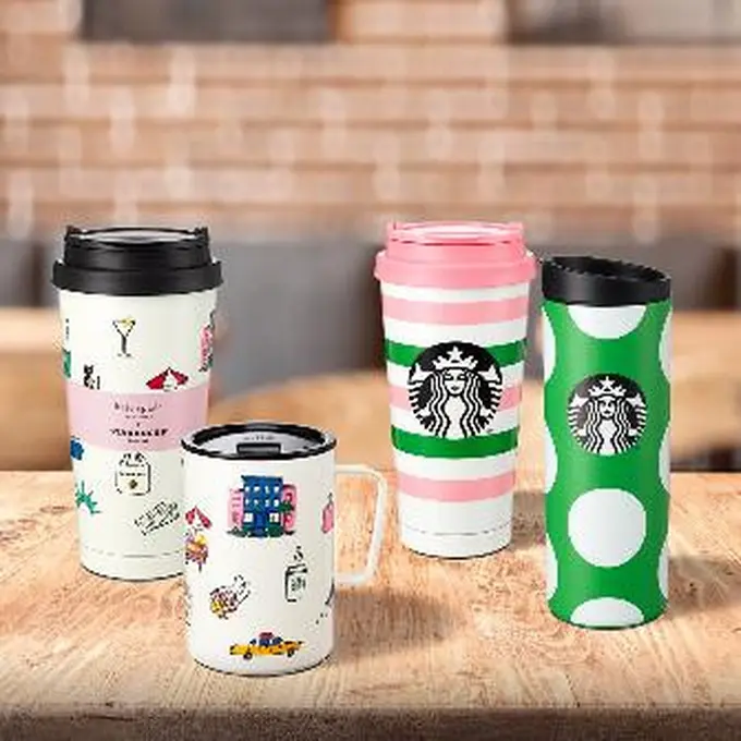 Warna dan Kegembiraan Dihadirkan Kate Spade dalam Koleksi Tumbler Bersama Starbucks