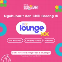 Ramaikan KLY Lounge dan dapatkan hadiah menarik lainnya.