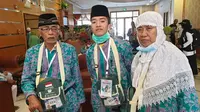 Singgit  tercatat sebagai salah satu jemaah haji termuda asal Indonesia. Foto: Denny/MCH