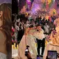 Resepsi Pernikahan Mahalini dan Rizky Febian (Sumber: Instagram/ikylini.memories dan rizkyfbian)