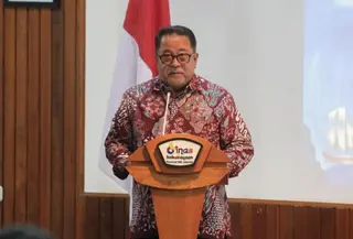 Wakil Gubernur (Wagub) DKI Jakarta Rano Karno meresmikan Sustainable Development Goals (SDGs) Corner di Museum Bahari, Jakarta Utara, Sabtu (14/2/2026). (Antara)