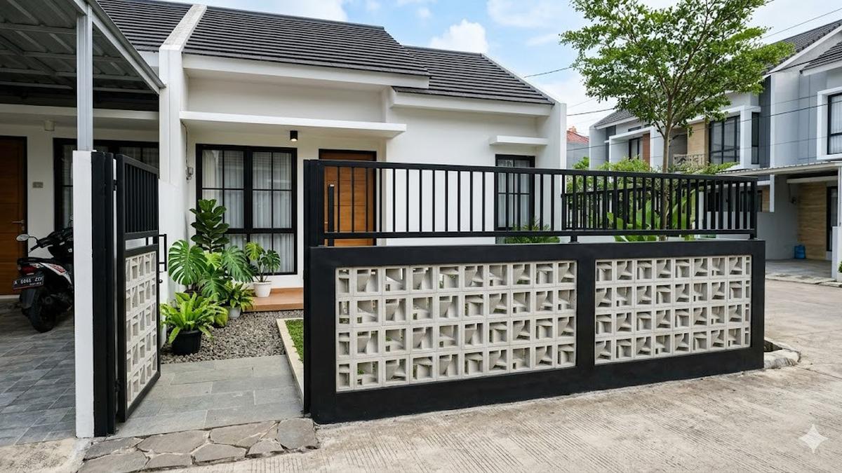 9 Model Pagar Roster untuk Rumah Kecil agar Sirkulasi Udara Lancar dan Sejuk
