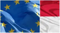 Ilustrasi Uni Eropa dan Indonesia. (europa.eu/embassyofindonesia)