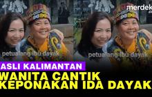 VIDEO: Senyum Manis Wanita Cantik Keponakan Ida Dayak Asli Kalimantan