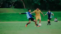 PSIM Yogyakarta meraih kemenangan 2-0 atas Madura United pada laga uji coba di&nbsp;Lapangan Independent School (YIS), Selasa (15/7/2025) sore WIB. (dok. PSIM Yogyakarta)