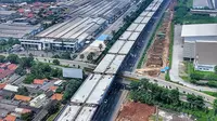 Proyek Jalan Tol Layang Jakarta-Cikampek II atau Japek II Elevated. Dok PUPR