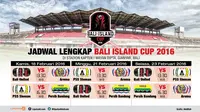 Jadwal lengkap Bali Island Cup 2016 di Stadion Kapten I Wayan Dipta, Gianyar, Bali (Liputan6.com/Abdillah)