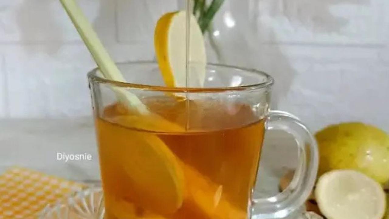 Resep teh lemon serai madu. (dok. Cookpad @_Diyos)