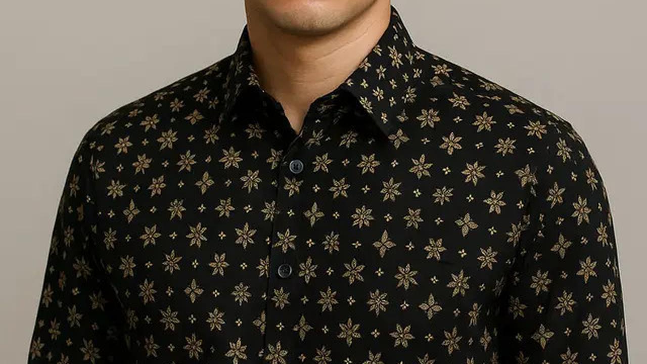 10 Model Baju Batik Pria Kombinasi Hitam, Ini Padu Padan yang Bikin Kamu Tampil Keren saat Kondangan