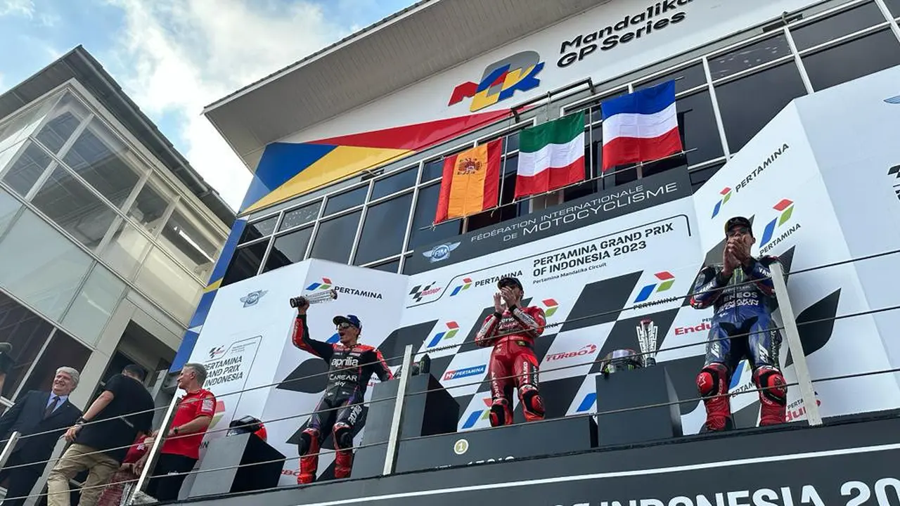 Bagnaia Juara, Vinales dan Quartararo Sabet Podium 2 serta 3 (ist)