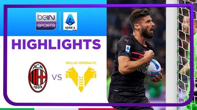 VIDEO: Comeback Fantastis  AC Milan Saat Hadapi Hellas Verona di Pekan Kedelapan Liga Italia