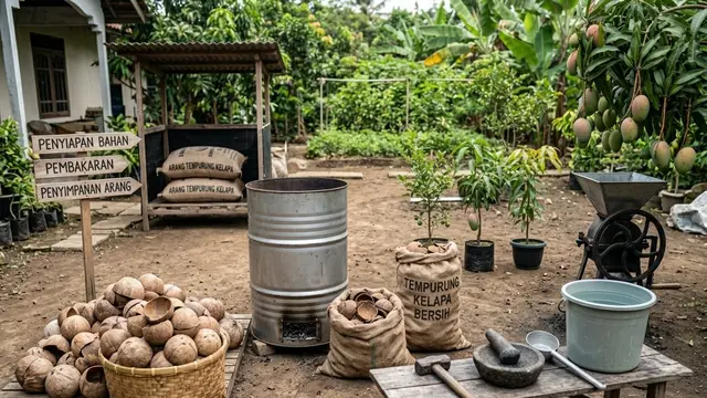 Media Tanam dari Arang Tempurung Kelapa untuk Tanaman Buah