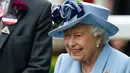 Ratu Elizabeth II saat di Royal Ascot. (Adrian DENNIS / AFP)