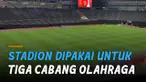 Stadion berkapasitas 41.000 penonton itu bisa berubah dari lapangan sepak bola menjadi lapangan bisbol hanya dalam hitungan jam.