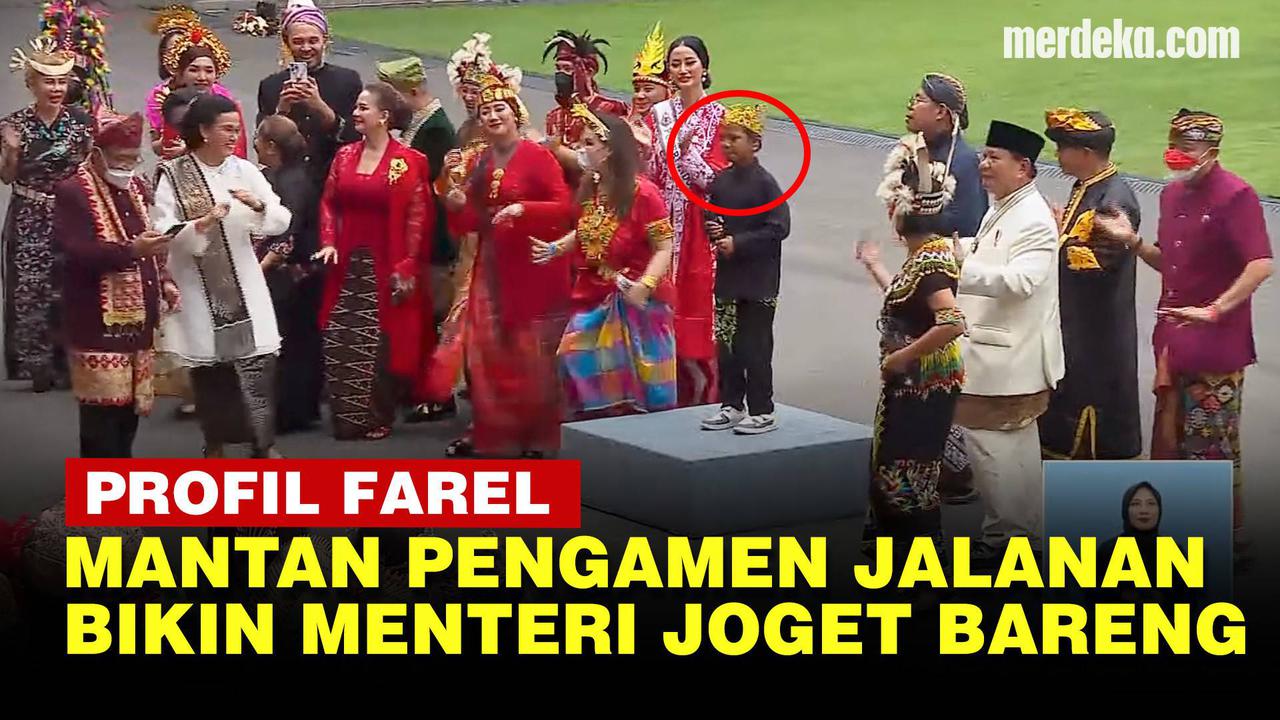 VIDEO: Dahsyatnya Farel Prayoga, Nyanyi Sebut Nama Jokowi Bikin Iriana Goyang