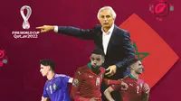 Piala Dunia - Ilustrasi Timnas Maroko (Bola.com/Adreanus Titus)