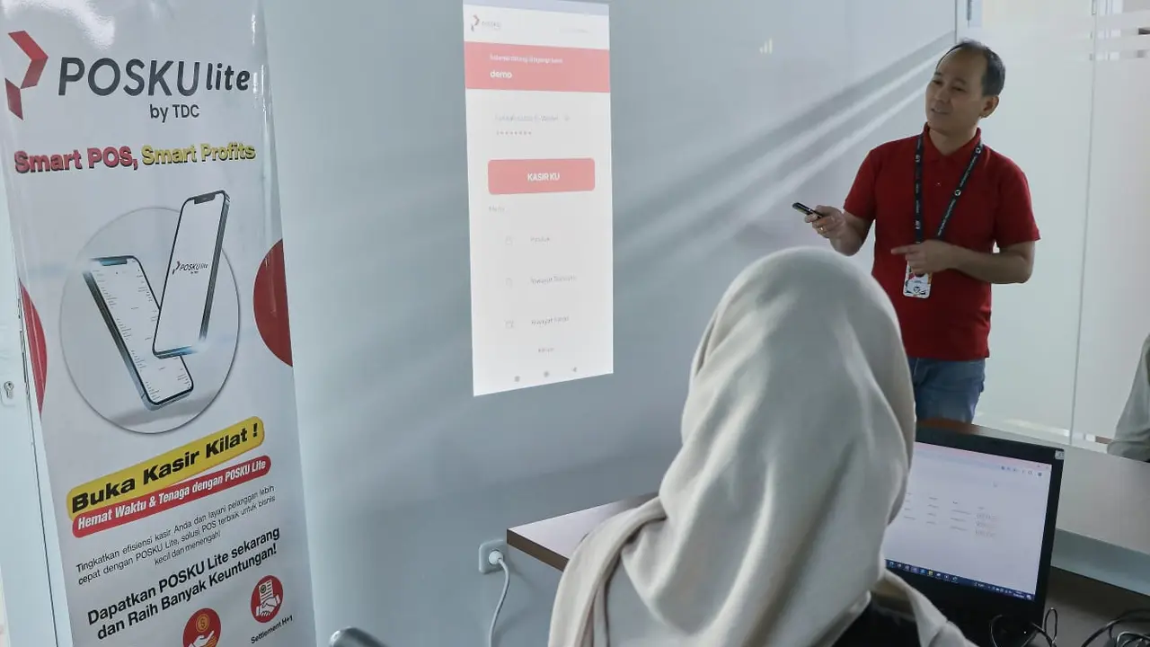 Edukasi pembayaran digital TDC.