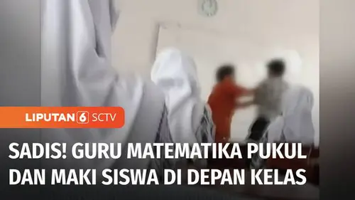 VIDEO: Viral! Oknum Guru Matematika di Cianjur Pukul Siswa, Terungkap Sudah 3 Kali Kejadian