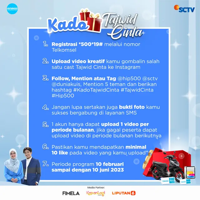 Sinetron Tajwid Cinta Bagi-Bagi Hadiah