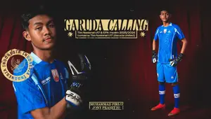 Penjaga gawang Persis Solo U-16, Muhammad Firlo. (Doc Persis)