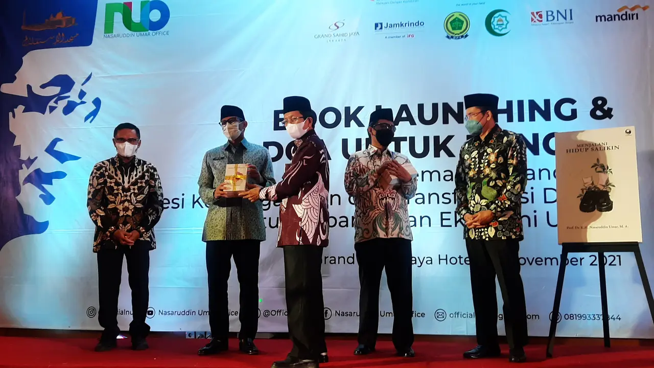 Imam Besar Masjid Istiqlal, Prof Dr KH Nasaruddin Umar mencetak rekor dunia menulis ribuan kolom artikel di media massa