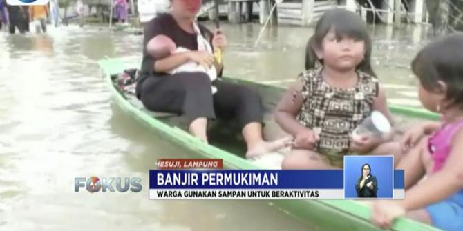 Banjir di Mesuji Lampung Meluas hingga Rendam 3 Desa