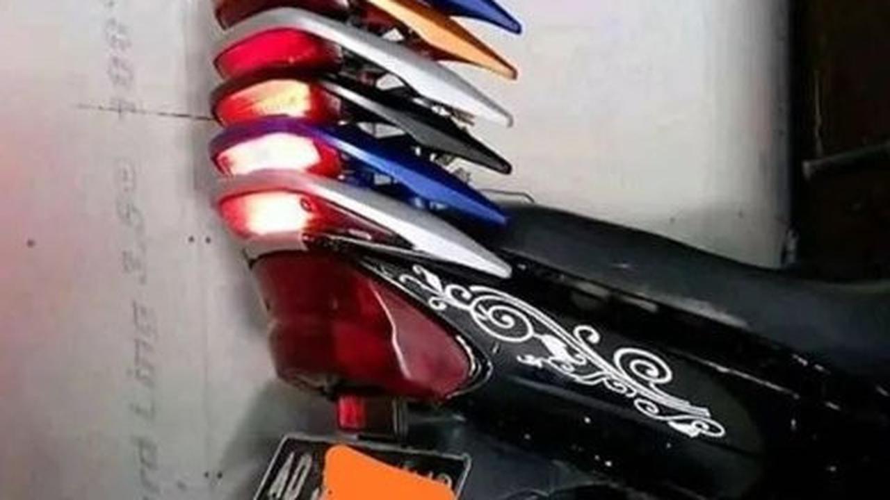 Lampu Belakang Berlebihan