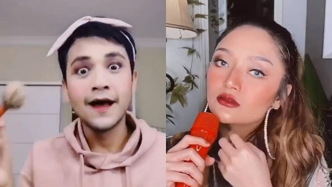 6 Aksi Seleb Lakukan Pass The Brush Challenge, Bikin Ketawa