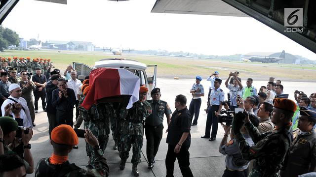 Pelepasan Jenazah George Toisutta dari Lanud Halim Perdanakusuma