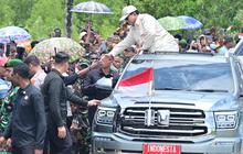 Prabowo Tinjau Program Cetak 1 Juta Hektar Sawah di Merauke
