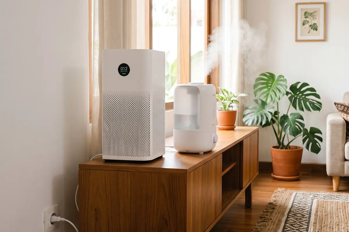 bedanya air purifier dan humidifier (AI Generated)