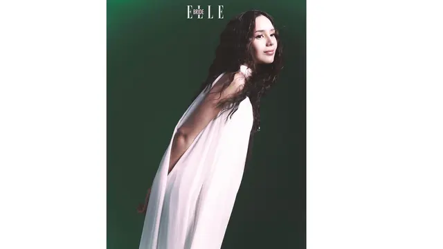 Potret Beby Tsabina untuk Majalah Elle Bride