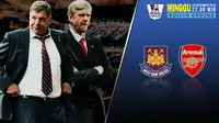 West Ham United vs Arsenal (Liputan6.com/Ari WIcaksono)