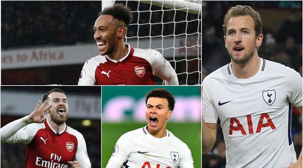 Matchweek 27 akan mempertemkuan Tottenham Hotspur menjamu Arsenal bertajukan Derbi London Utara yang akan berlangsung Sabtu (10/2/2018) (AFP Photo)