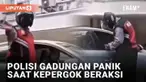 Aksi warga berlagak polisi jadi-jadian kembali terjadi. Sebuah video viral direkam pengendara mobil saat memergoki aksi polisi gadungan. Seorang pria berseragam polri memeriksa surat-surat pemobil. Pelaku panik saat diteriaki perekam.