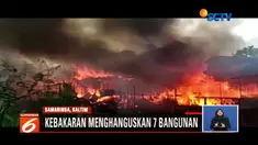 Sejumlah kendaraan roda dua di sekitar lokasi pun ikut terbakar.