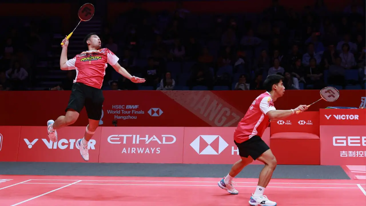 Sabar Karyaman Gutama/Moh Reza Pahlevi Isfahani - BWF World Tour Finals 2025 - Bulu Tangkis