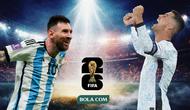 Lionel Messi Vs Cristiano Ronaldo Piala Dunia 2026. (Bola.com/Photo AFP/Graphic Wiwig Prayugi)