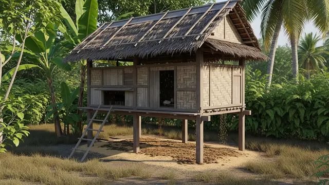 4 Model Kandang Ayam dengan Sistem Pembuangan Kotoran Otomatis Sederhana