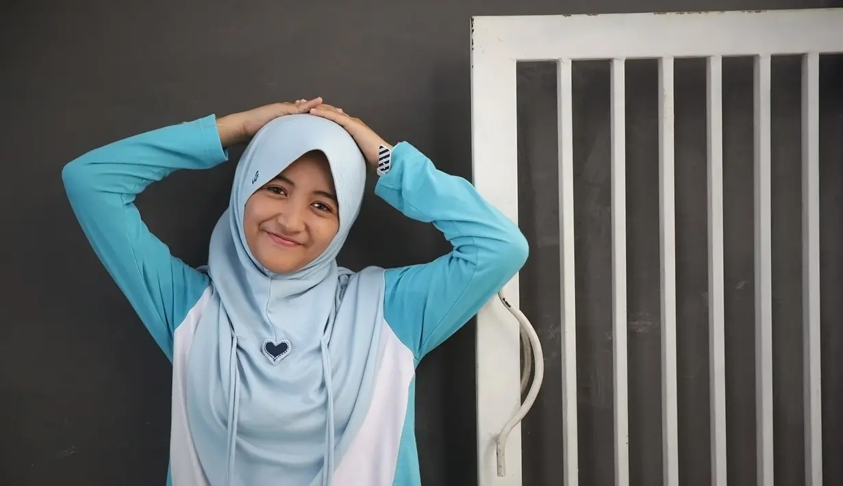 Gadis cantik, lucu, dan berhijab itu juga merasakan saat dirinya di kelilingi para haters. Hal itu yang sempat membuat Arafah SUCA 2 merasakan tidak percaya diri. (Bambang E. Ros/Bintang.com)