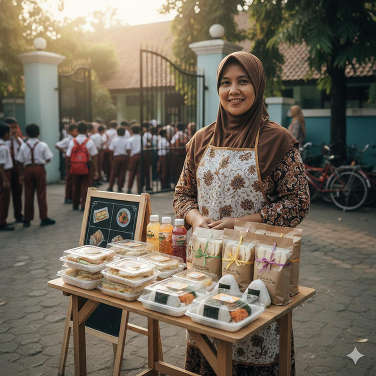 7 Ide Jualan untuk Ibu-Ibu saat Antar Jemput Anak Sekolah, Laris di Pagi Hari