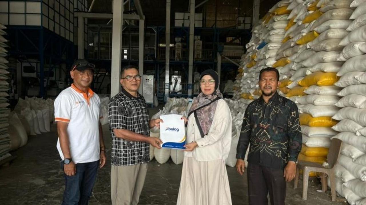 Bulog Blangpidie Prioritaskan Penyerapan Beras Lokal dengan Standar Kualitas Tinggi