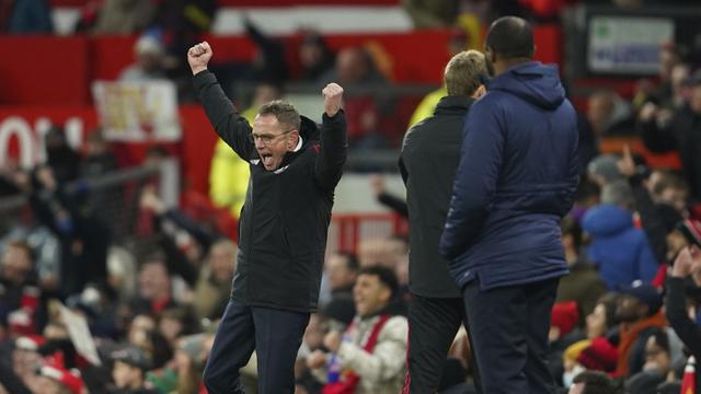 Foto: Debut Manis Ralf Rangnick Bersama Manchester United di Liga Inggris saat Melawan Crystal Palace