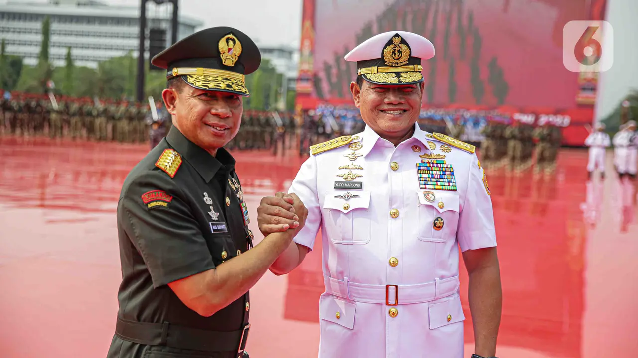 Laksamana Yudo Resmi Serahkan Jabatan Panglima TNI ke Jenderal Agus Subiyanto