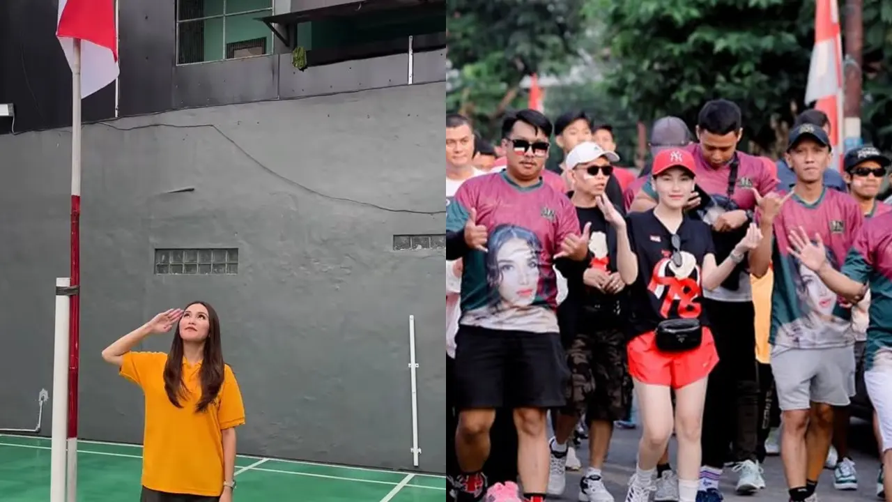 Ayu Ting Ting Gerak Jalan
