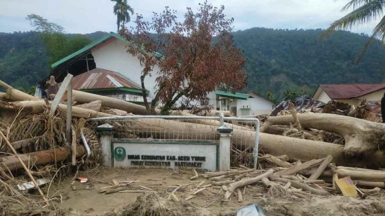 41 Puskesmas Rusak Akibat Banjir Aceh Timur, Pelayanan Kesehatan Terganggu